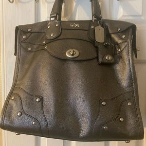 Silver coach bag NEW WITHOUT TAGS